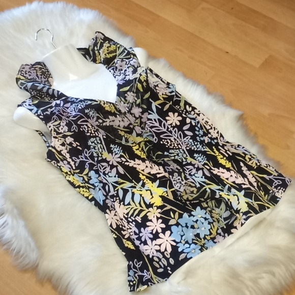 Calvin Klein Floral Ruffled Sleeveless B… - Picture 11 of 15